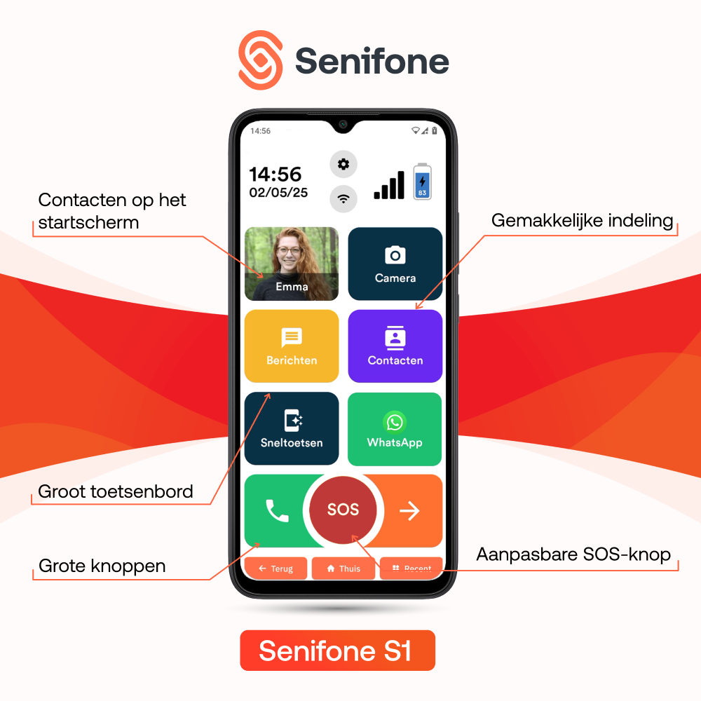 Senifone S1 - Seniors Smartphone