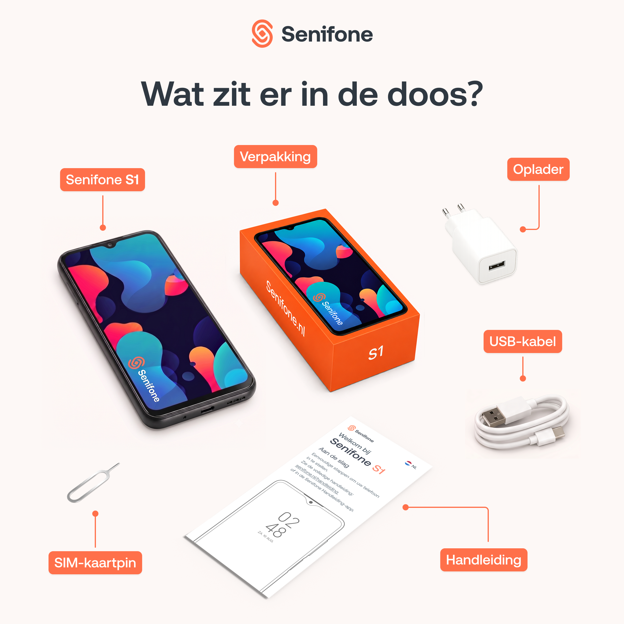 Senifone S1 - Seniors Smartphone