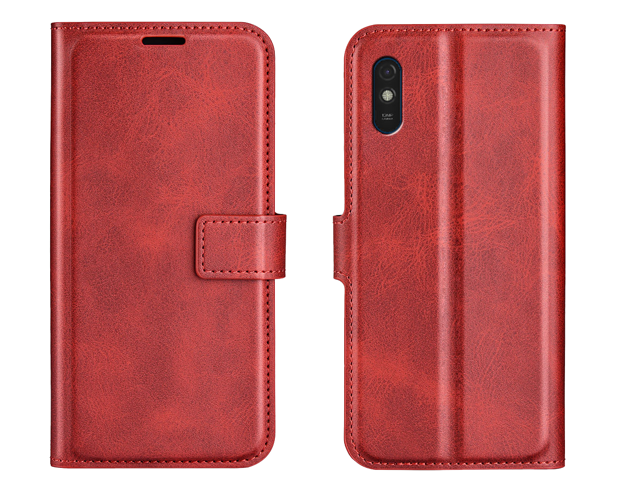 Boekhoesje met ruimte voor pasjes - Rood